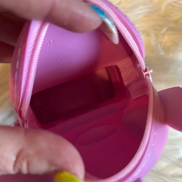 Pink and Blue Stitch Crossbody Bag - Picture 3 of 8